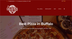 Desktop Screenshot of casadipizza.com